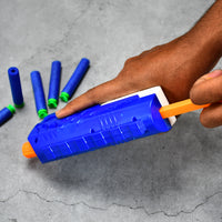 Hi-arm Gun With 10xfoam Suction Bullet Made With Abs Plastic Solid Build Target Shooting - LootFaat