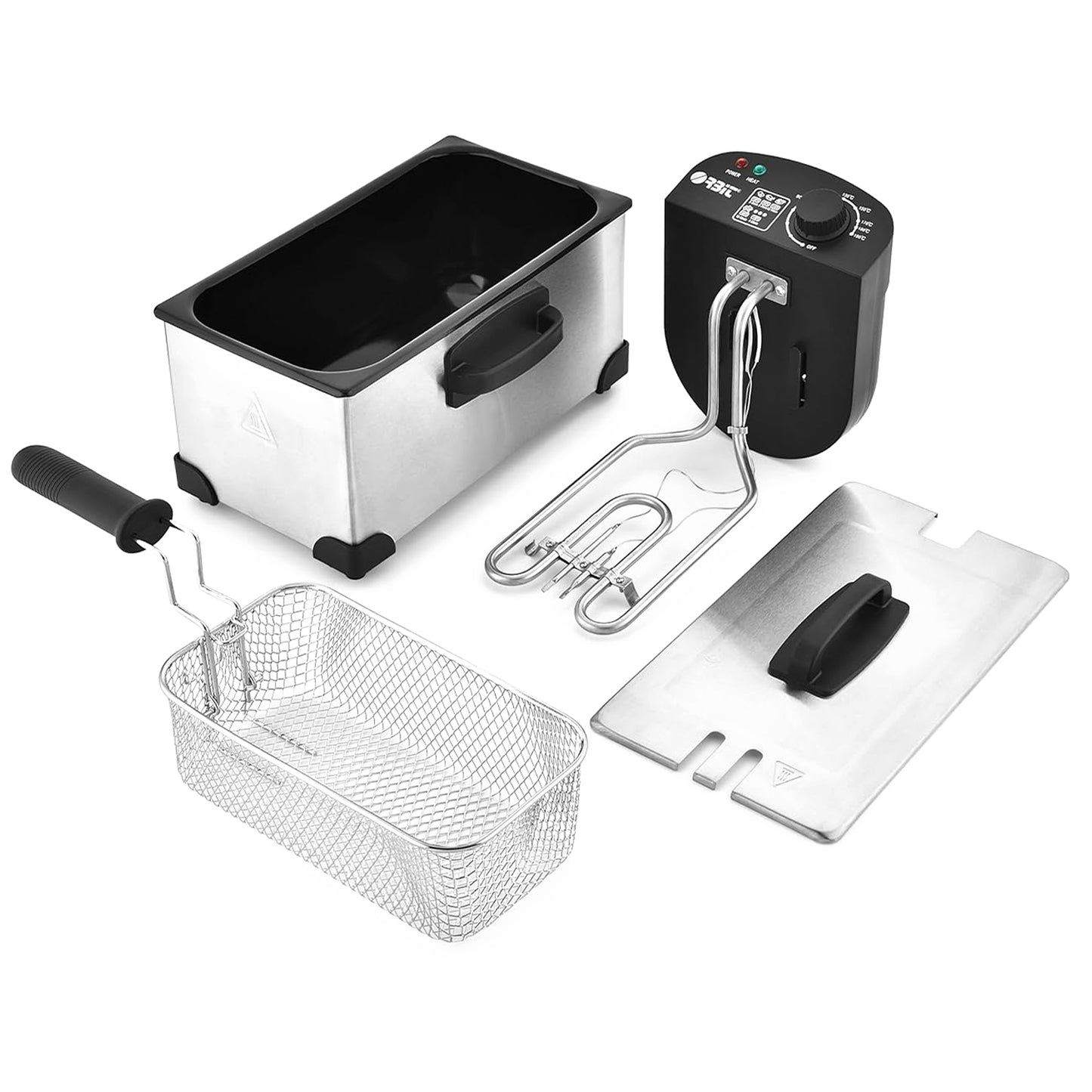 Orbit Heavy Duty 2000W Deep Fryer with 3.5 Litre Oil Capacity – Stainless Steel Electric Fryer