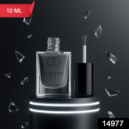 Og Beauty Calm Grey Mattify Nail Paint (10 Ml  1 Pc)