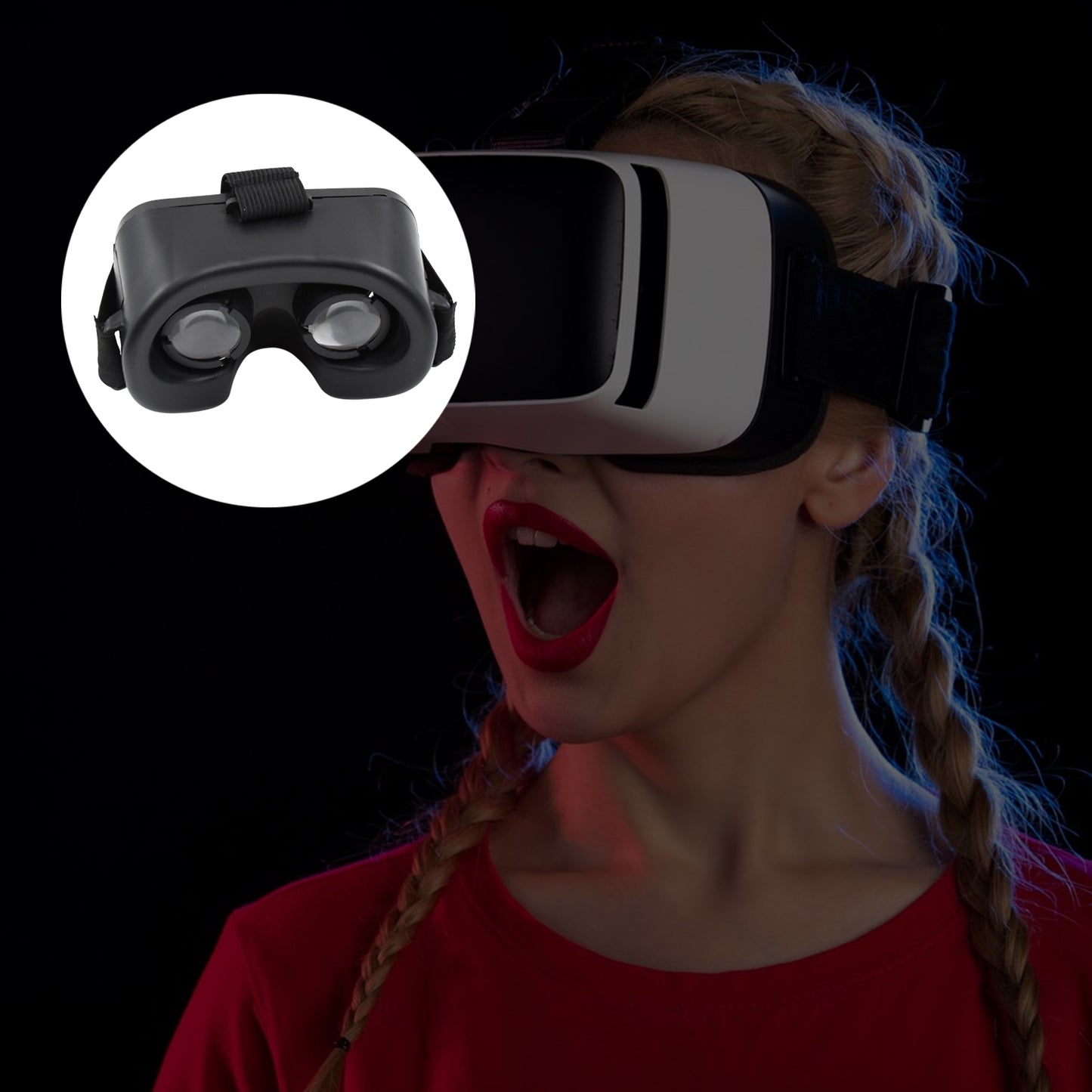 3D VR Headset for Smartphones - Virtual Reality Goggles