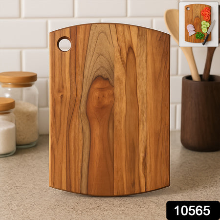 Supermom Premium Teak Wood Chopping Board For Kitchen (1 Pc)