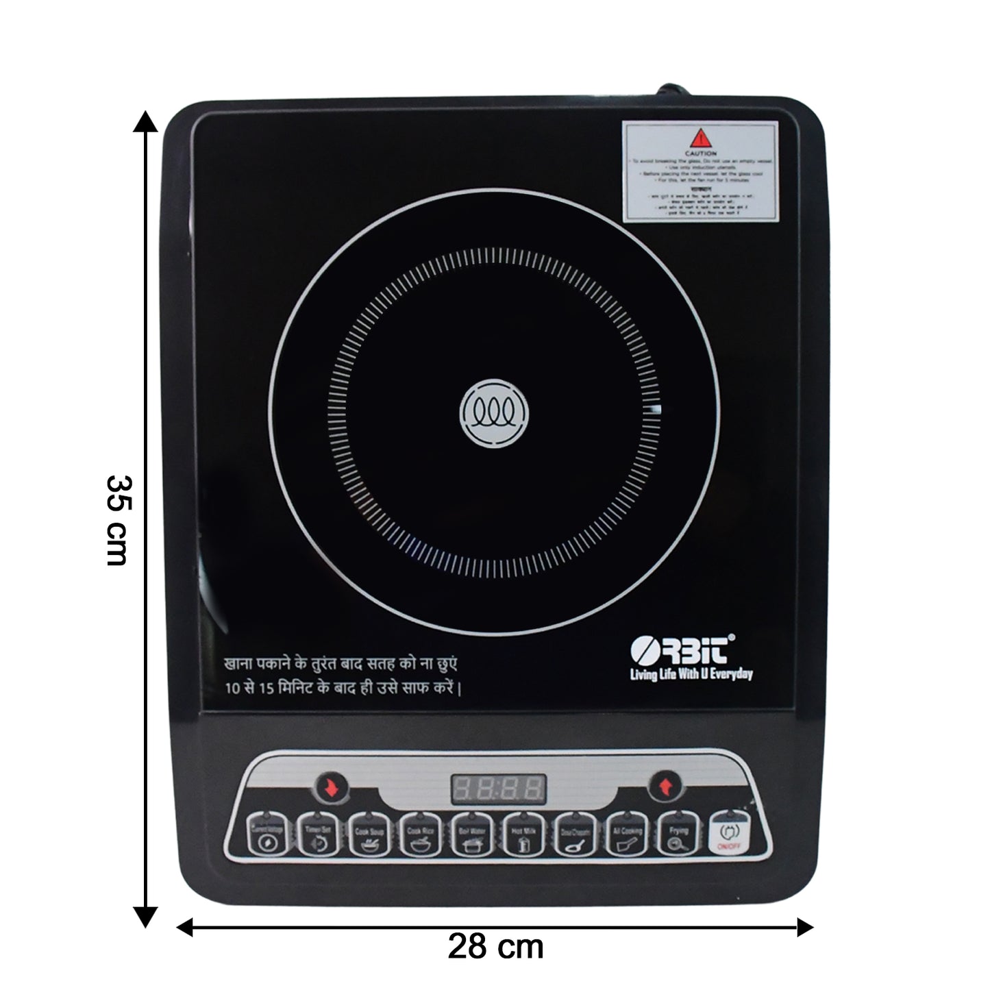 Orbit 2000W Digital Induction Cooker with Touch Control