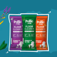 Pollic Kadam Concentrated Floor Cleaner Refill Kit With Reusable Measuring Bottle