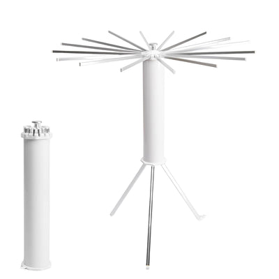 Foldable Rotary Clothes Drying Rack - 16 Rods, 360° Rotation - second image