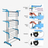Heavy Duty 3-Tier Stainless Steel Foldable Clothes Drying Rack