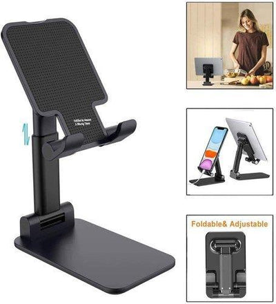 Foldable Mobile Stand With Angle Adjustable Desktop Table Mobile Holder - second image