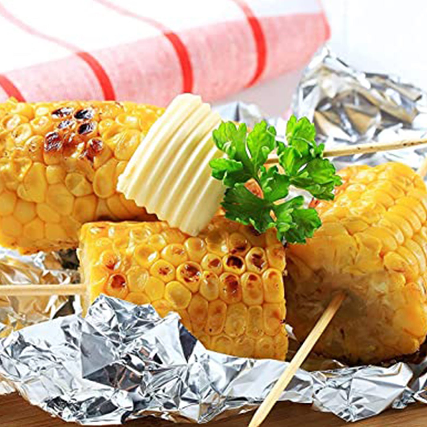 Aluminum Foil Roll Heavy Duty Non Stick Thick Aluminum Foil Sheet Baking Grilling Tool (5mx300mm) - LootFaat
