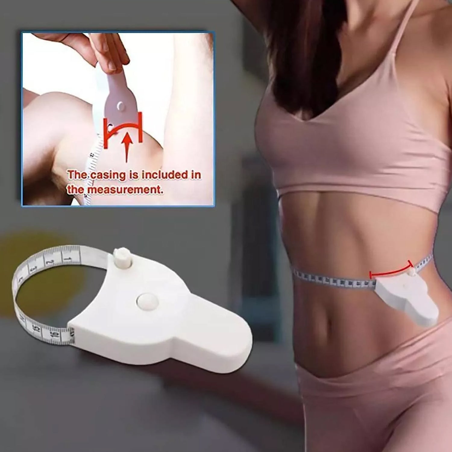 Fitness Measuring Tape For Measuring Lengths Breadths And Heights For Body And Some Other Things Etc. - LootFaat