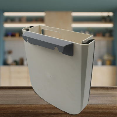 Hanging Trash Can For Kitchen Cabinet Door Small Collapsible Foldable Waste Bins Hanging Trash Holder For Bathroom Bedroom Office Car Portable - second image