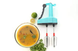 High-speed blender with double blade