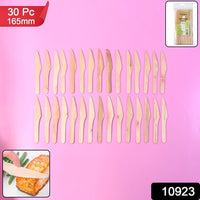 Premium 165mm Wooden Knife  30 Pcs Pack Home - Premium Quality - Best Quality & Value