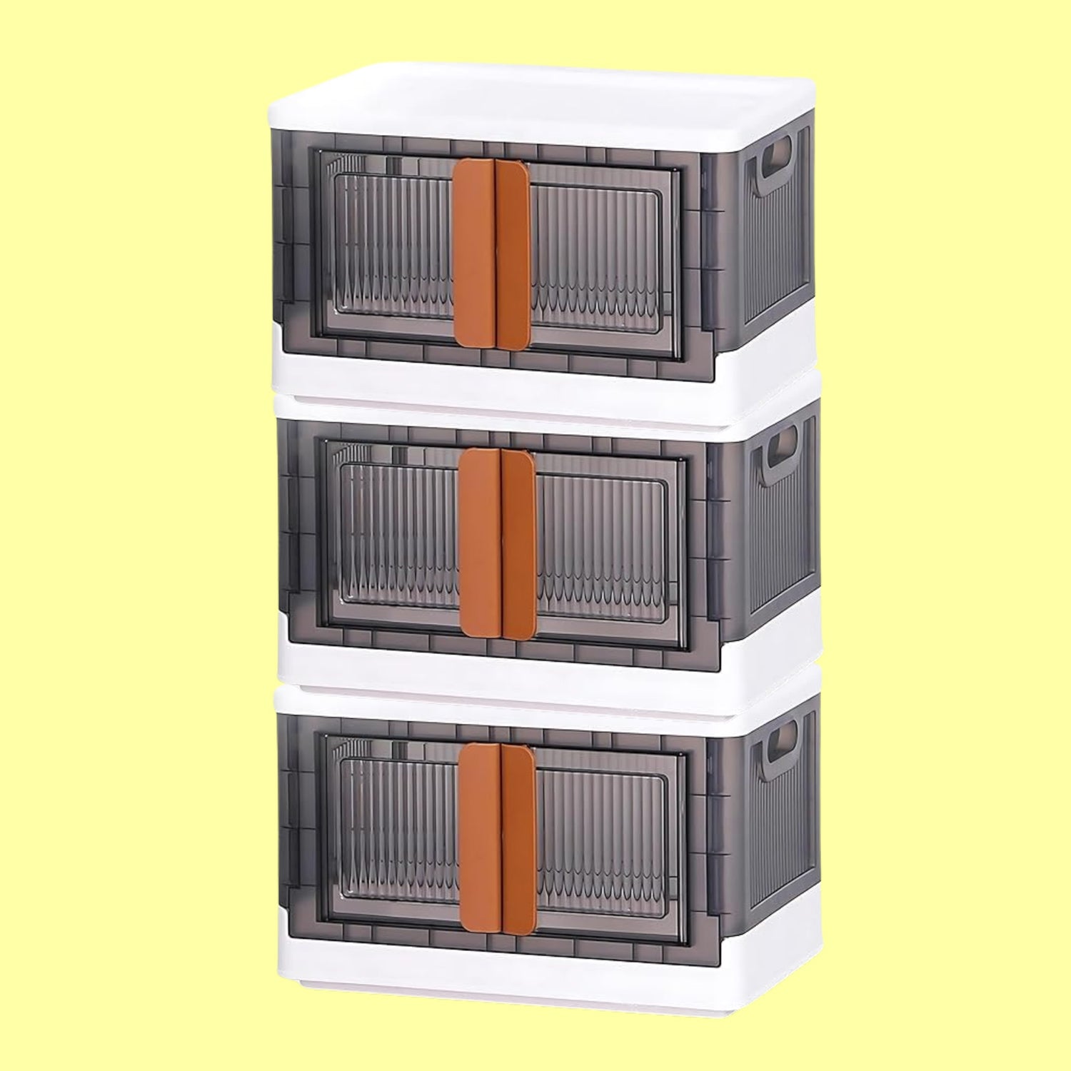Plastic Folding Wardrobe Storage Organizer (3 Layer  1 Pc) - LootFaat