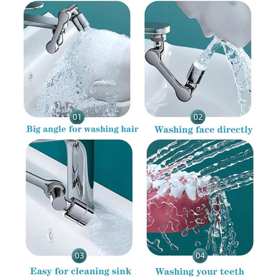 1080° Rotating Faucet Aerator with Dual Spray Modes - second image