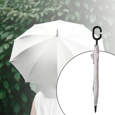 Umbrella Summer Sun And Rain Protectionfoldable Cute Umbrella  C-shaped Handle  Uv Protection Rain Sun Umbrella  Travel Accessories  Umbrella For Children Girls And Boys (1 Pc  Mix Color) - second image