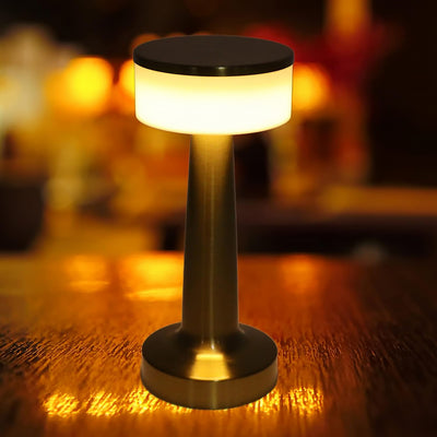 Touch Control LED Desk Lamp - Dimmable, Rechargeable, 3 Color Modes
