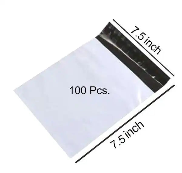 Tamper Proof Courier Bags (7_5x7_5 Inch) Pack Of 100pcs