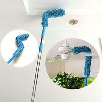 Long Handle Dust Cleaning Brush Adjustable Microfiber Dust Brush Foldable Home Appliances Ceiling Cleaner Latest Home Improvement Products - LootFaat
