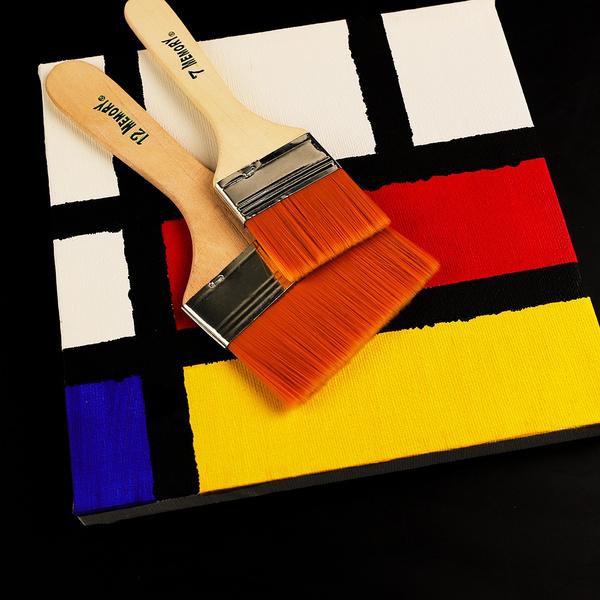 Artistic Flat Painting Brush - Set Of 12 - LootFaat
