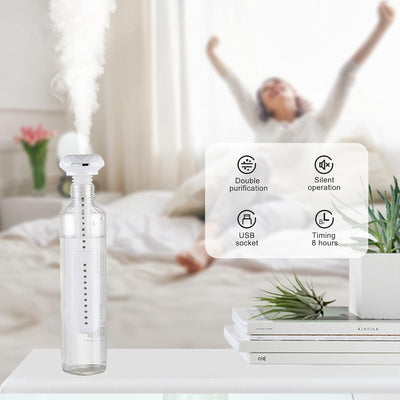 Mini Portable Humidifier For Car Personal Usb Powered Bedroom Quiet Humidified Ultrasonic Cool Mist Humidifier Plants Car Travel Office Hotel  (1 Pc) - second image