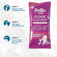Pollic Kadam Concentrated Floor Cleaner Sachet  Lavender Fragrance (50 Gm)