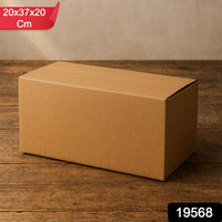 Heavy-duty Brown Box For Product Packing(20x37x20 Cm  1 Pc)
