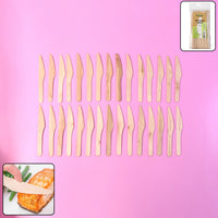 Premium 165mm Wooden Knife  30 Pcs Pack Home - Premium Quality - Best Quality & Value