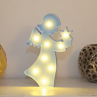 Led Night Light Coconut Tree Light Romantic Table Lamp (1 Pc  Battery Not Included) - LootFaat
