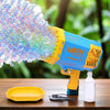 Holes Big Rechargeable Powerful Machine Bubble Gun Toys For Kids Adults Bubble Makers Big Rocket Boom Bubble Blower Best Gifts