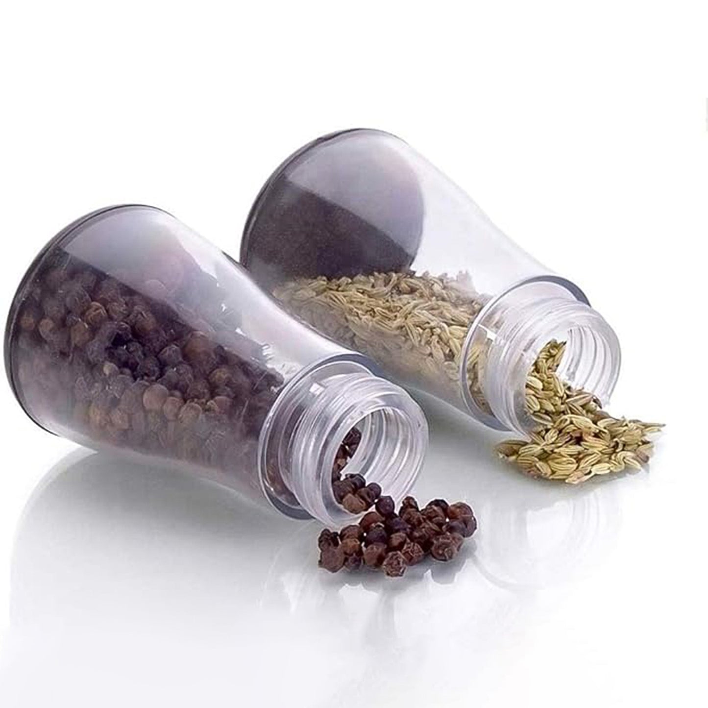 6-Piece Spice Jar Set with Rotating Stand