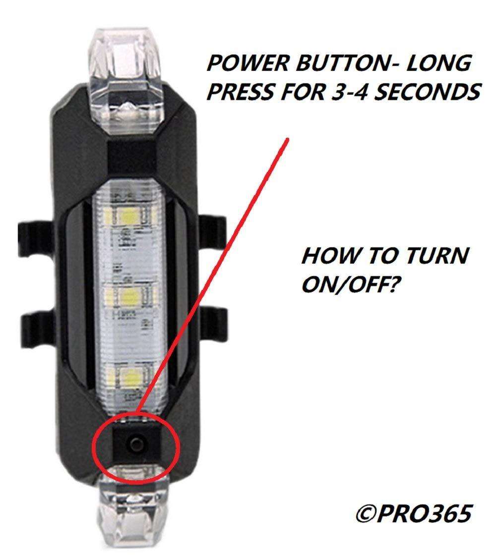 Rechargeable Bicycle Front Waterproof Led Light (White) - LootFaat