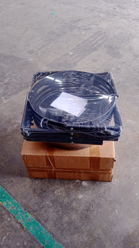 4-layer Round Metal Mesh Storage Organizer Rack With Wheels (1 Pc)