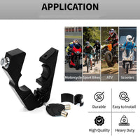 Motorcycle Grip Lock Universal Motorcycle Handlebar Throttle Grip Security Lock - LootFaat