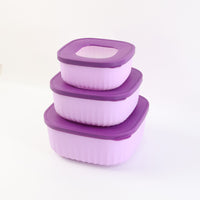 Premium 3 Piece Food Storage Container Set