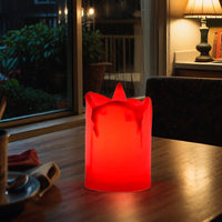 Flameless Melted Design Candles For Decoration (1 Pc) - LootFaat