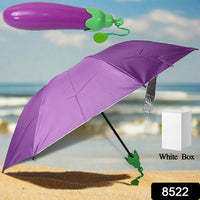 Vegetable Shaped Folding Umbrella Plastic Case Creative Fashion Folding Mini Sun Shade Rain Umbrella Unique Umbrella Sun  Uv Protection Cute Design (1 Pc) - LootFaat