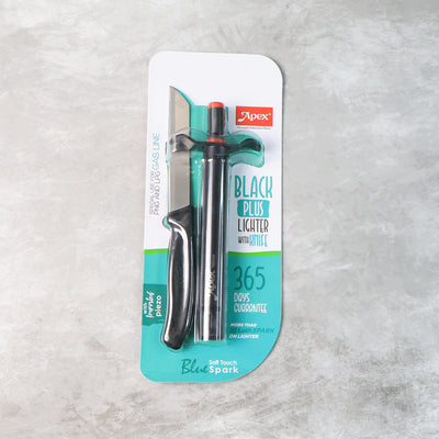Premium Kitchen Knife With Gas Lighter Combo Set  2 - second image