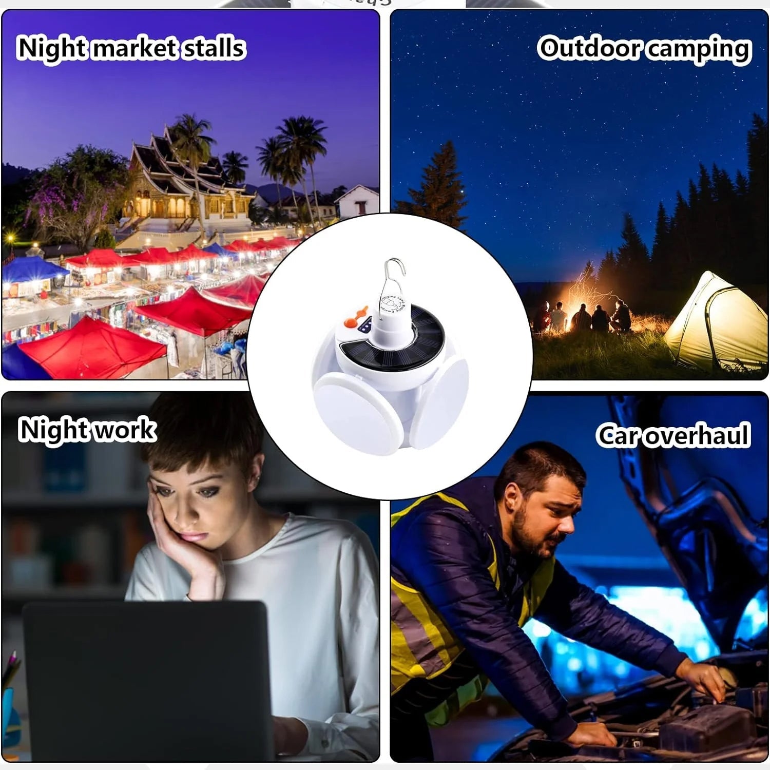 Solar Lawn Light Set