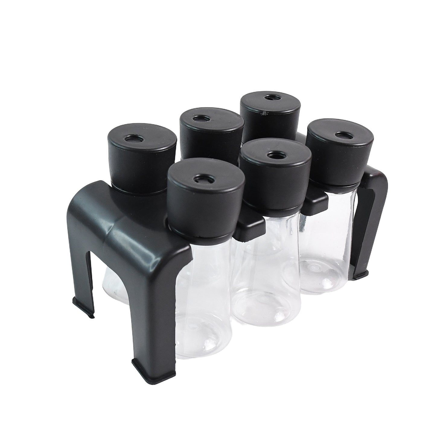 6-Piece Spice Jar Set with Rotating Stand
