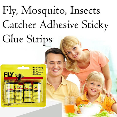 Fly Mosquito Insects Catcher Adhesive Sticky Glue Strips
