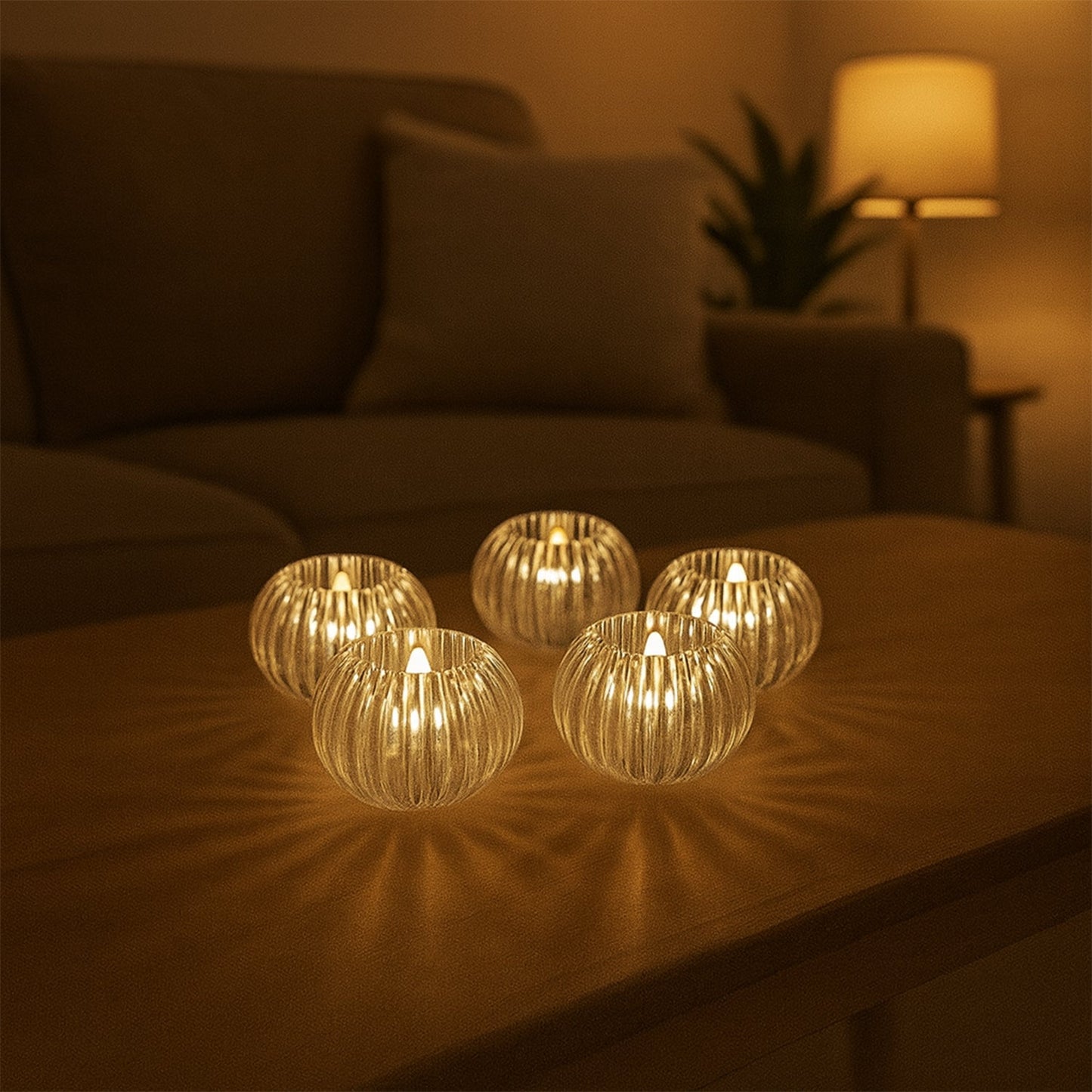 Portable Crystal Design LED Flameless Home - Premium Quality - Best Quality & Value