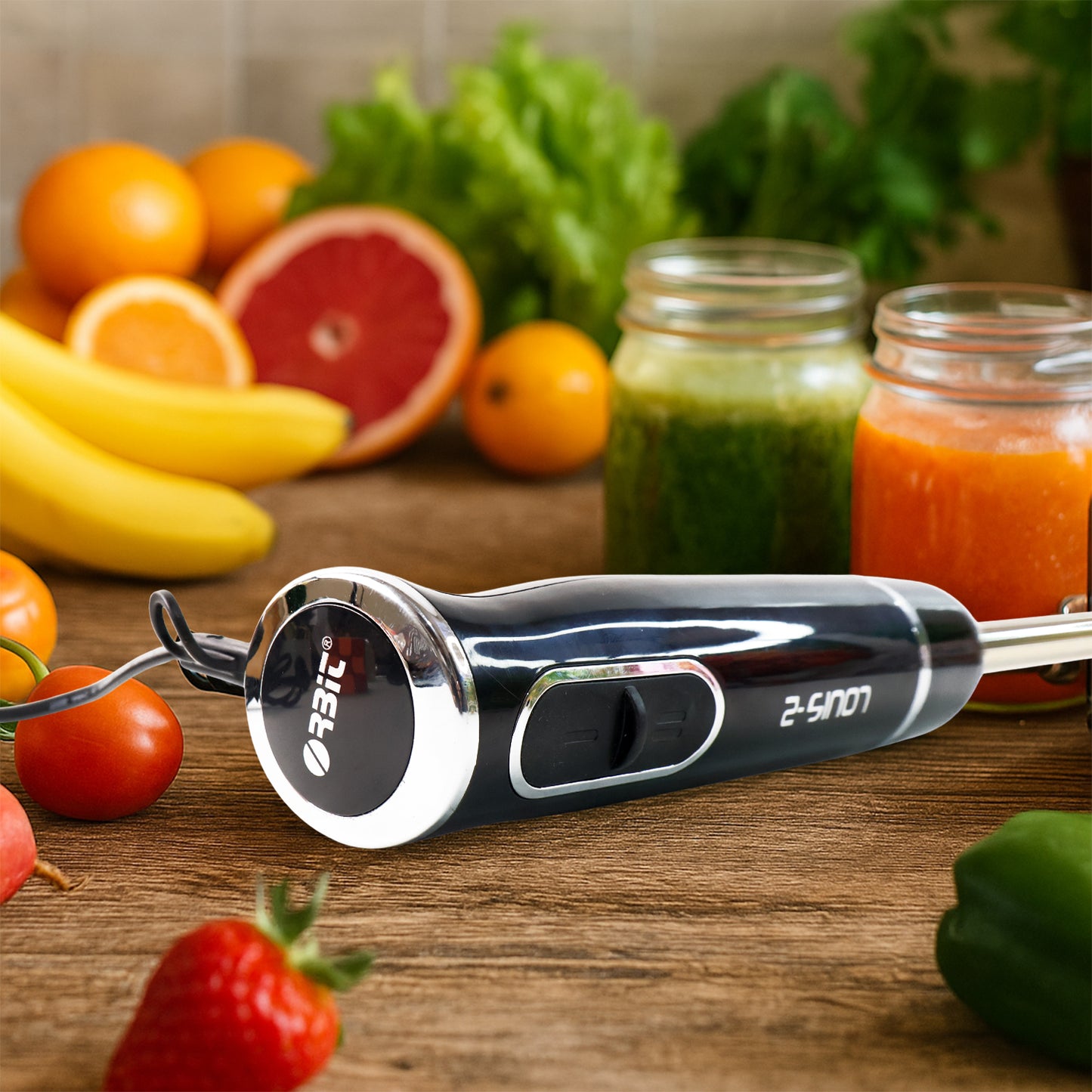 Orbit Electric Hand Blender with Stainless Steel Blade