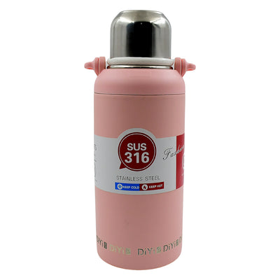 Stainless Steel Tumblers 316 Stainless Steel Vacuum Insulated Cup  Bottle Portable Travel Kettle  Water Bottle With Handle Outdoor Large Capacity Sports Kettle Cups  Bottle (1300 Ml) - second image
