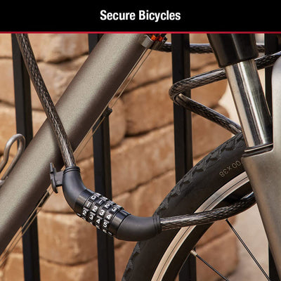 Heavy Duty Combination Cable Lock - Secure Your Helmet & More