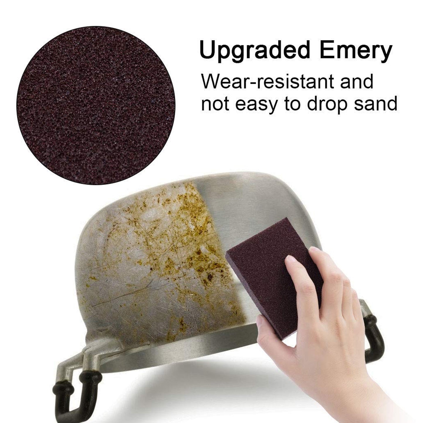 Multipurpose Kitchen Cleaning Sponge Scrub Block (7 X 7 Cm  1 Pc)