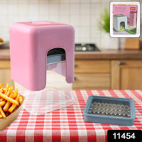 Apex Heavy Duty Potato Chipser  Vegetable Chopper With Dual Blade Set