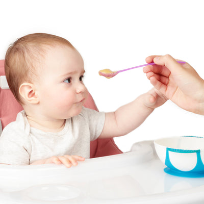 Silicone Baby Spoons - Soft Tip Training Utensils (6-Piece Set)