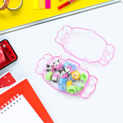 Cute Eraser Set - Multi Design Rubber Erasers for School Kids (15 Pieces) - second image
