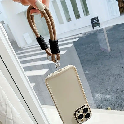 Multipurpose Two Sided Adjustable Hand Wrist Strap Lanyardwith Cellphone Phone Strap (1 Pc  14.5 Inch  Multicolor) - second image