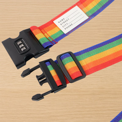 Heavy-duty Rainbow Webbing With 3-digit Code Lock - second image