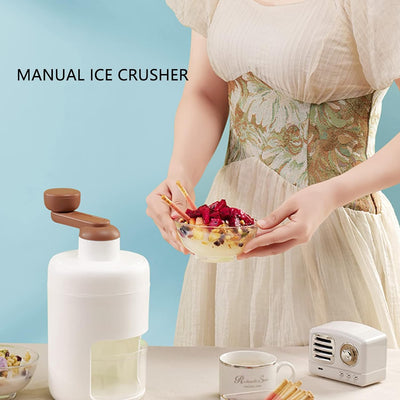 Portable Manual Ice Crusher & Shaved Ice Machine – Mini Household Gola Maker for Smoothies, Slushies & Frozen Drinks - second image